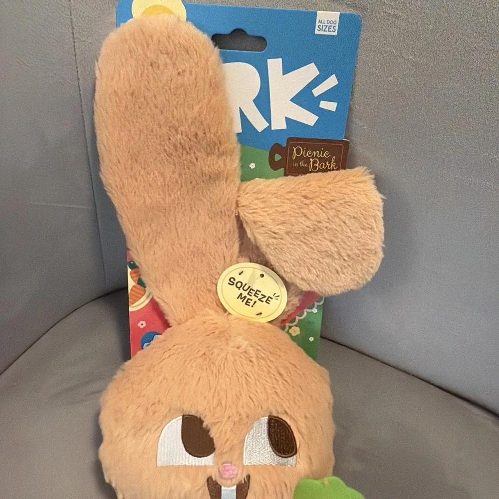 BARK Spring Picnic in the Bark Veggie Reggie Dog Animal Plush Toy For All Dog Sz
